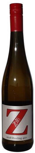 Riesling 40 + halbtrocken Heiligenberg  2018 Weingut Zaiß Illingen 0,75l.