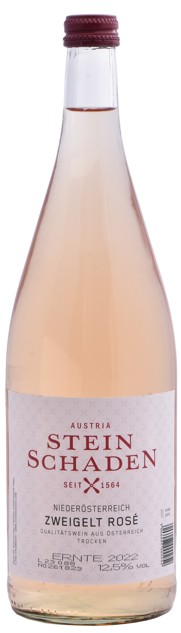 Blauer Zweigelt Rosé trocken 2025 Weinschlössl Steinschaden Kamptal 1,0l.