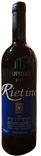 Primero Rietine IGT, 2015 0,75l.
