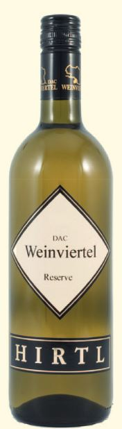 Grüner Veltliner Weinviertel DAC Reserve 2018 Hirtl  0,75l.