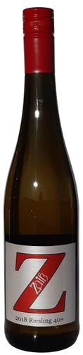 Riesling 40 + halbtrocken Heiligenberg  2018 Weingut Zaiß Illingen 0,75l.